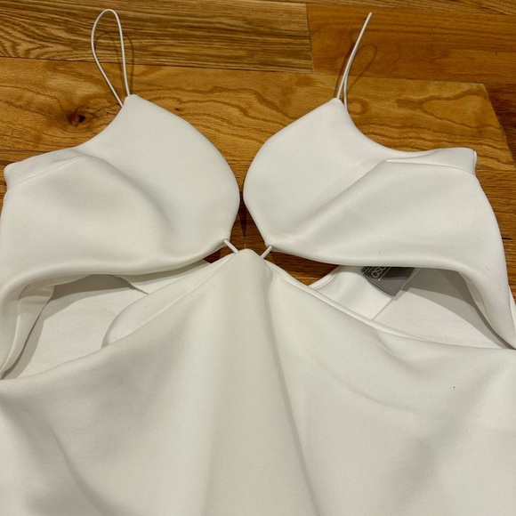 ASOS White Cut Out Dress - Picture 4 of 8
